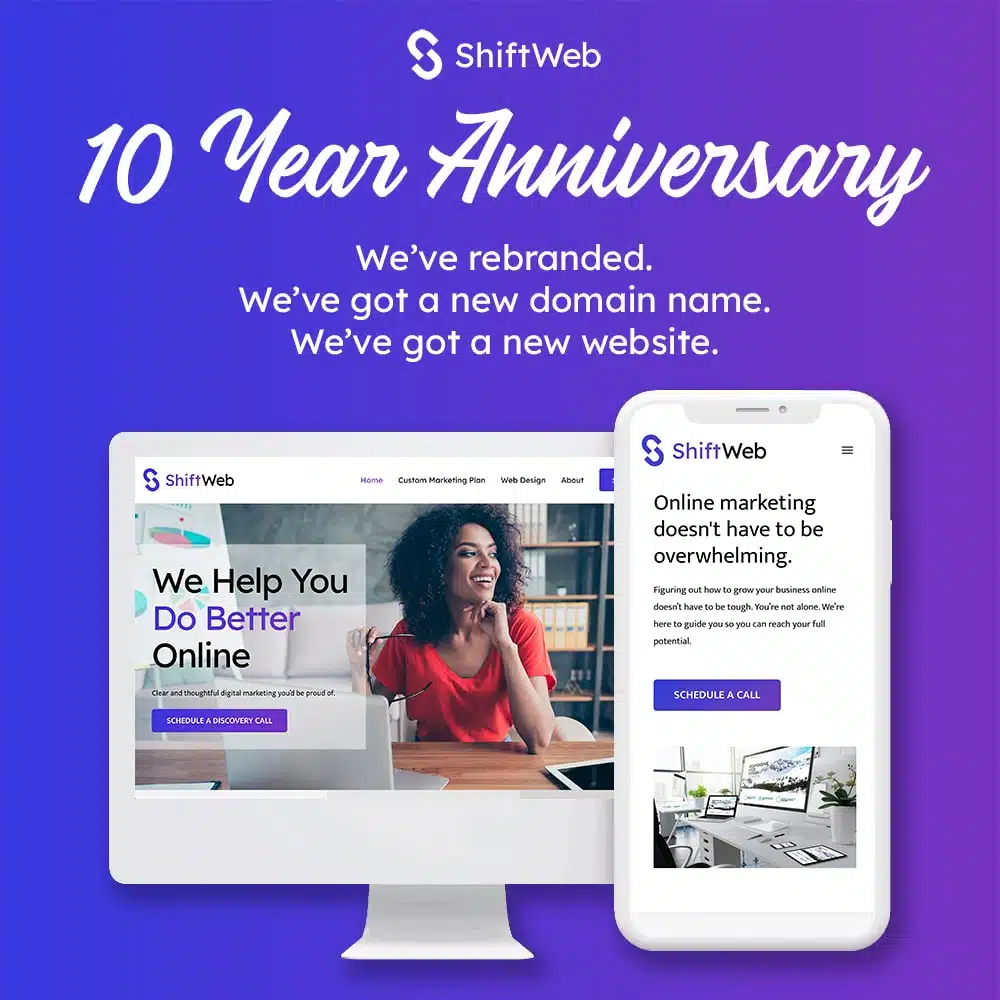 ShiftWeb 10 year anniversary
