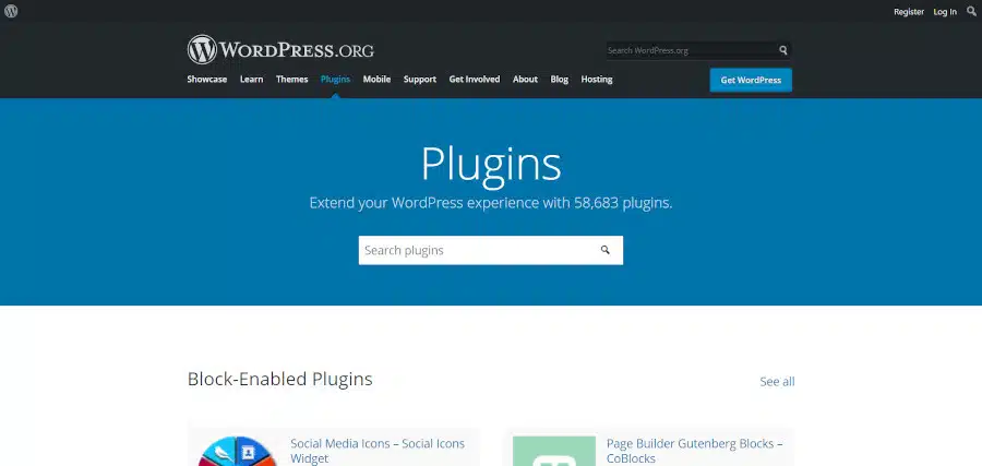wordpress offers over 55000 free and paid plugins