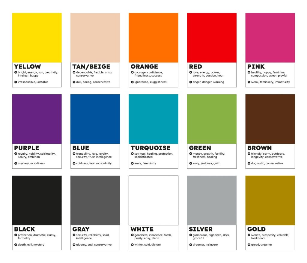 web design color psychology